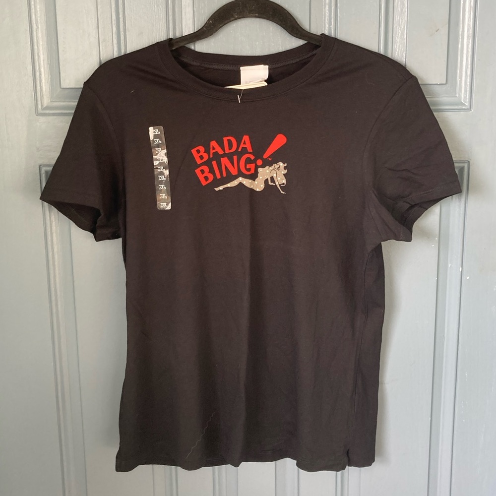 Sopranos Bada Bing! Black T-Shirt from HBO Shop